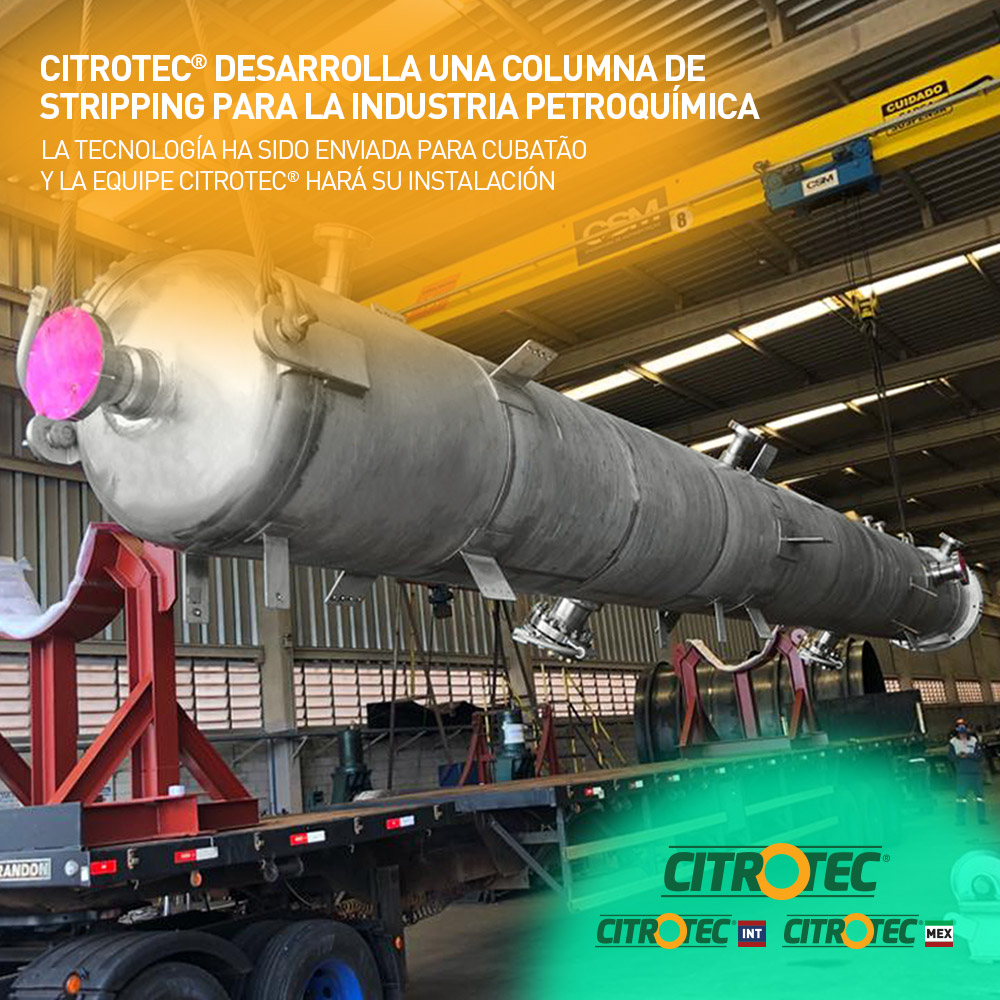 Citrotec® - Columna de Stripping para la industria petroquímica